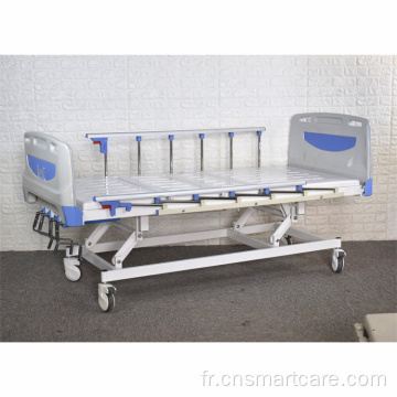 Lit médical en USI 5 CRANK PLIBLE HOSPITAL LIT